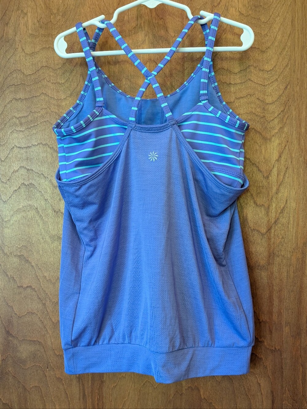 Athleta Girl Gratitude 2-in-1 Athletic Tank M 8-10 - Picture 3 of 5